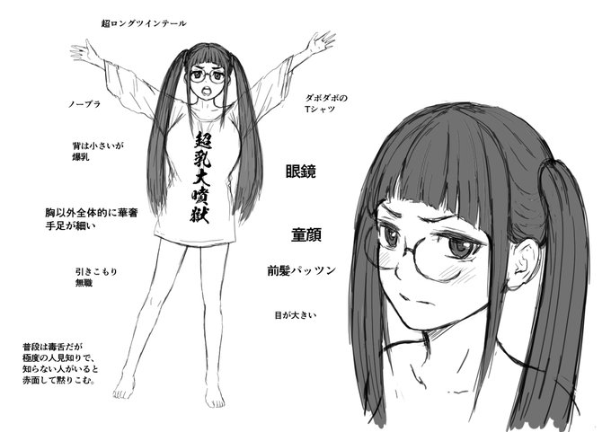 没ったり変更するかもですが、今回は人数絞ってシルエットでも判別できるくらい描き分けたい 