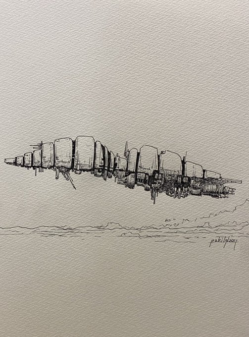 乗り物の過去絵 
