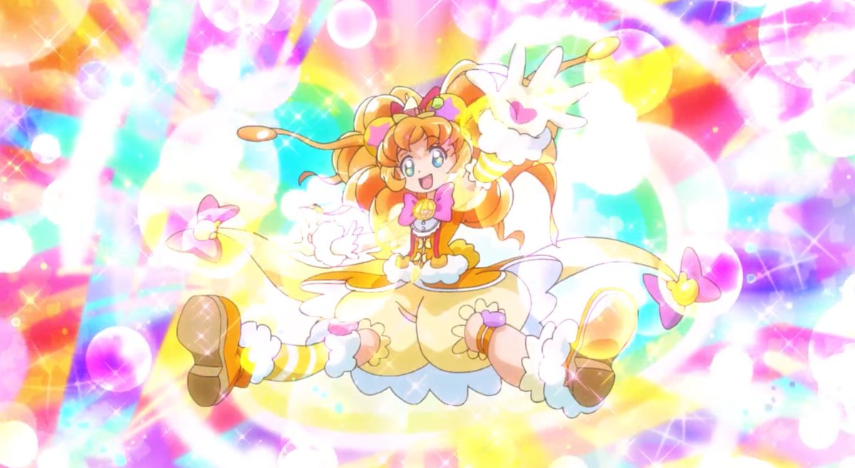 「もふもふモフルン キュアモフルン Fluffy Mofurun Cure Mof」|プリキュア変身・名乗りBot(現在休止中)⛅️ikuyaのイラスト
