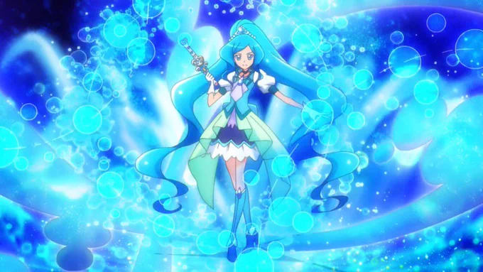 交わるふたつの流れ キュアフォンテーヌ! Two intersecting flows Cure Fontaine!  #precure