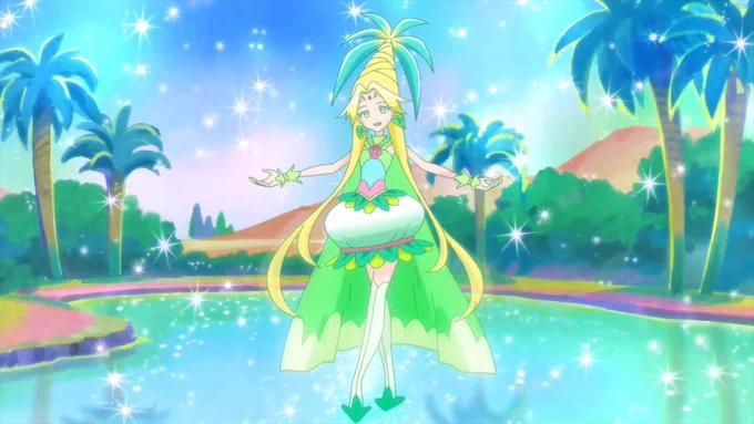 乾いた心に キュアオアシス! For a dry heart Cure Oasis!  #precure