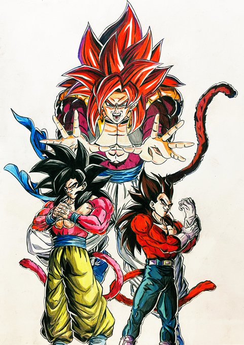 ゴジータ4のtwitterイラスト作品