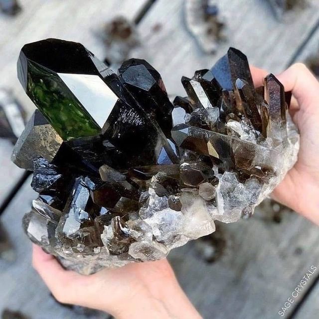 GeologyTime's tweet photo. Absolutely beautiful Big Mama of a Smokey Quartz Cluster.

Photo ©️ Sage Crystals

#minerals https://t.co/JGntrzk4Yn
