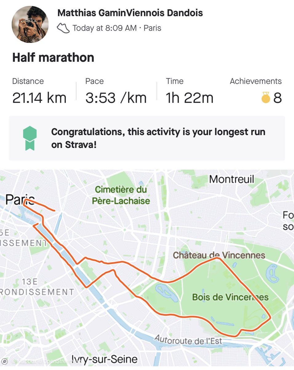 Paris half-marathon done! 🙏🏼
#TeamOrangeRunning