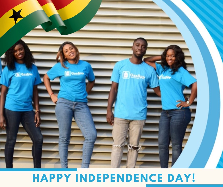 Happy Independence Day! 🇬🇭 from #TheGasPeople #LPG 
#GasApp #GhanaAt65 #IndependenceDayGhana #theflag #Ghana