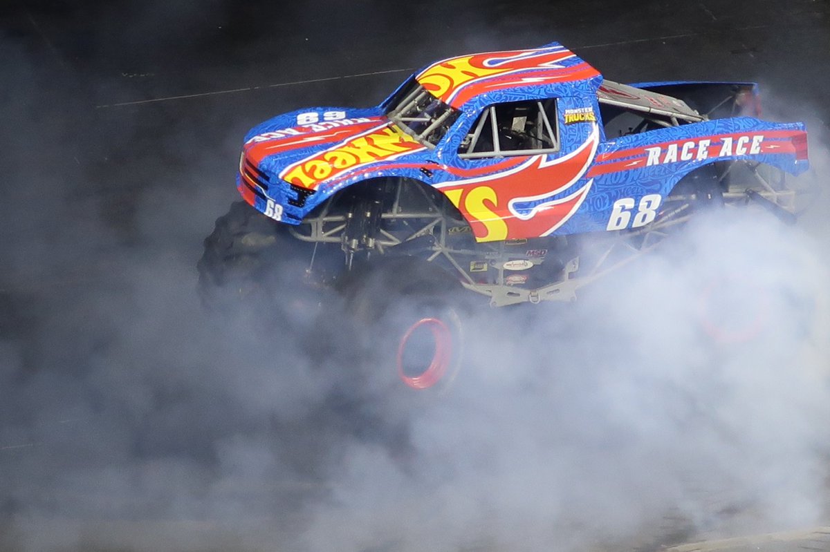 What a day yesterday at #HotWheelsMonsterTrucksLive