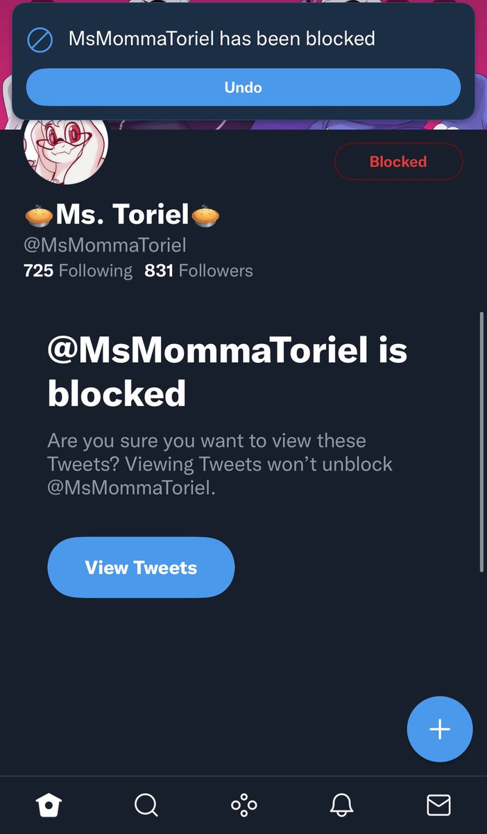 SecretClubroom_'s tweet photo. To the 50+ people/mutuals following @/MsMommaToriel, I’d heavilly advise you unfollow. https://t.co/2WKMccN4eo