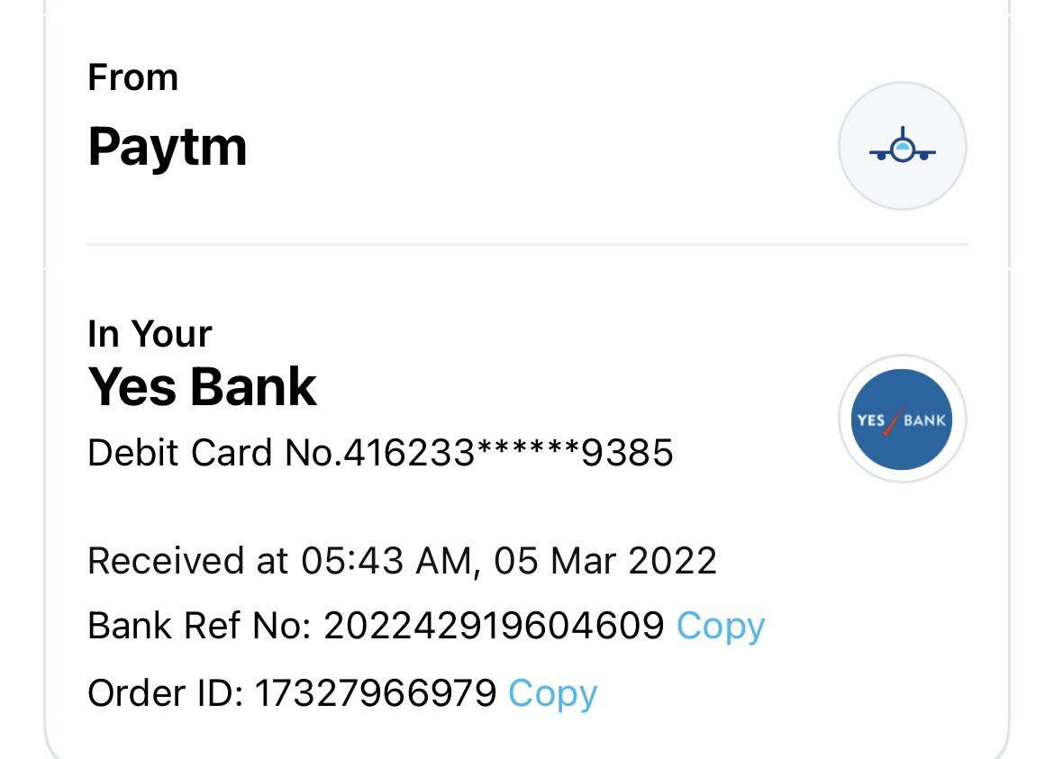 avinavdokania's tweet photo. @Paytm @PaytmTravel @Paytmcare @jagograhakjago didnt received any payment in my bank account and when calling to paytm coustomer care they are not responding #Fraudpaytm https://t.co/Pab5yRzPUb