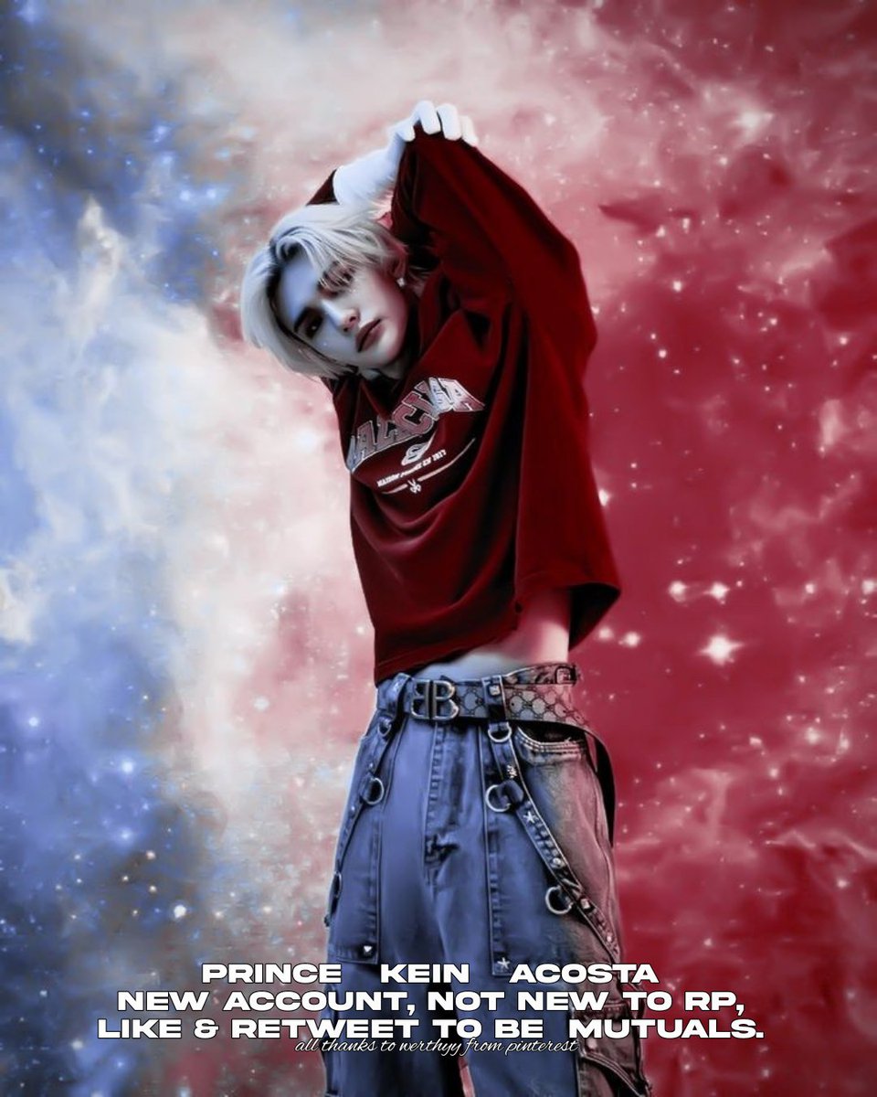 ㅤㅤ 

                  prince   kein   acosta
            new account, not new to rp,
            like &amp; retweet to be mutuals.

ㅤ