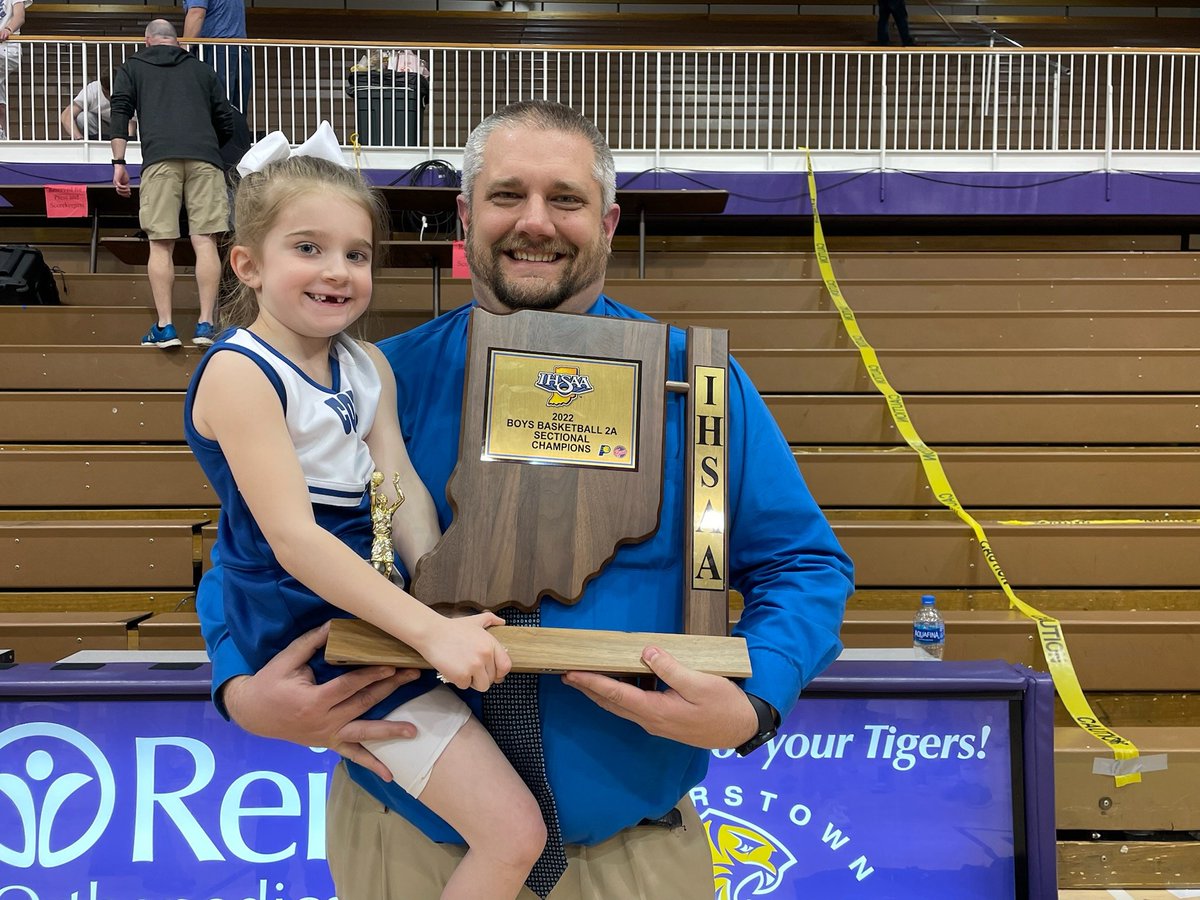 Been waiting a LONG LONG time for this moment. Special group of young men we have at EH. I know we had a big guy upstairs who loved this group of boys and he is celebrating with us tonight. SECTIONAL CHAMPS! More work to be done. #EHRoyalPride