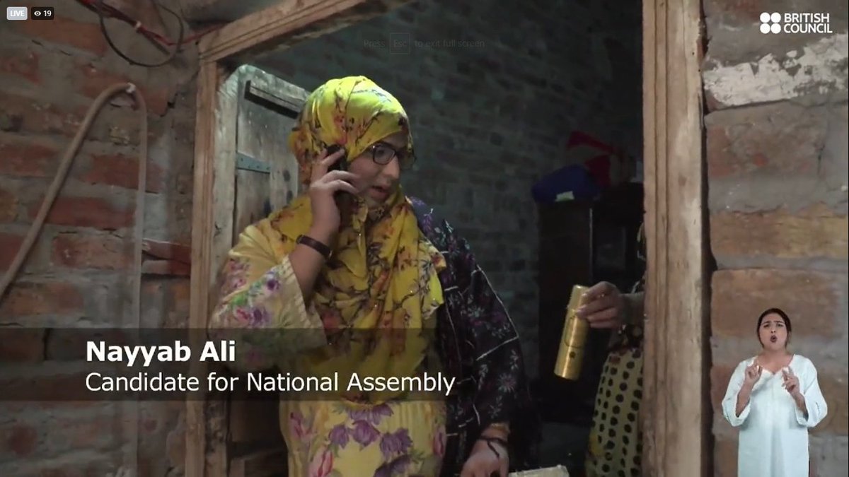 pkBritish's tweet photo. #HappeningNow - Vote for X 
The film follows the journey of transgender candidate Nayyab Ali, who contested the National Assembly seat in the 2018 elections in Pakistan. #WOWPK22 #WOWPakistan https://t.co/fwPr7Lx4Du
