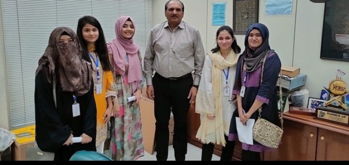 2023_JTECH's tweet photo. Students of BS SE'2021 of Jinnah University for Women visited Afroze Textile Mills to conduct an interview for their marketing course project to gain insights on industry marketing tactics. Students also met Afroze Alam Lari Owner of Afroze Textile Mills. 
#JUW #CSSE https://t.co/hL9o6okiq9