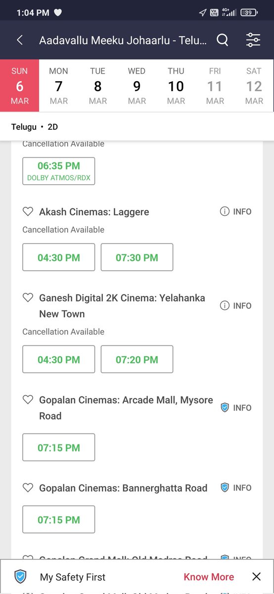 #Lovemocktail2 is filling fast in more then 30+ showes . Where in a telugu film #AadavalluMeekuJohaarlu not even a single show as filling fast . @PVRSupport .. and LM2 - 1/2 shows , where AMJ- 5+ showes . It's a loss right ?