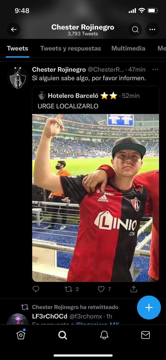 sugvly's tweet photo. Families are looking for these people, they went to the game and they are currently missing 
Pls help to RT  #queretarovsatlas https://t.co/i0yBuThJfX