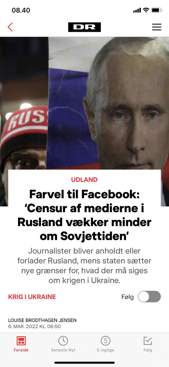 Facebook blev første gang censureret i Sovjet under Cuba-krisen i 1962.