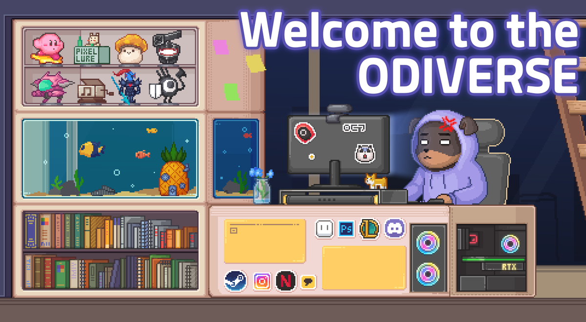 🎉ODIVERSE is open!!🎉(Oncyber &amp; Discord)

픽셀아트에 관심이 많거나 제 그림에 관심이 많으신 분들은 디스코드에 다양한 지식과 미공개 작품을 공유할 예정이니 언제든 놀러오세요~🥰

 If you're interested in pixel art or my work, please visit my discord.😆😆

discord.gg/XbSfr8kfsB