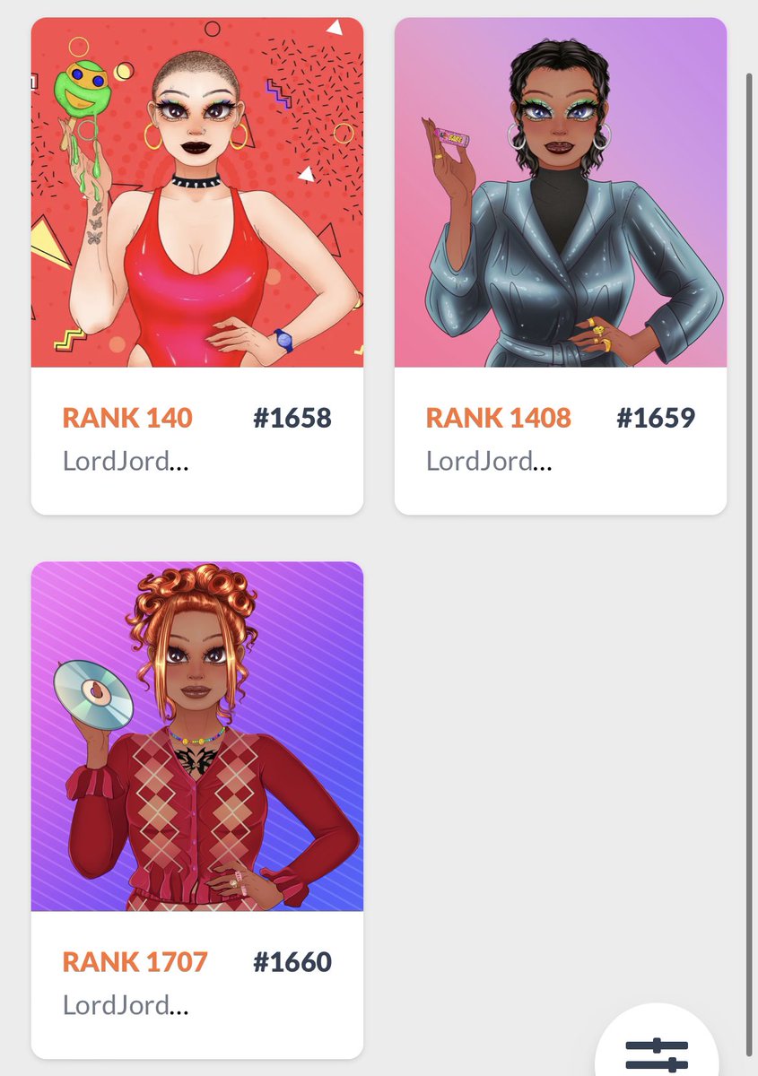 LordJord666's tweet photo. Managed to pull rank #140 on NFT rarity for @90sbabesnft 🎉 #nft https://t.co/ue88gi2CNJ