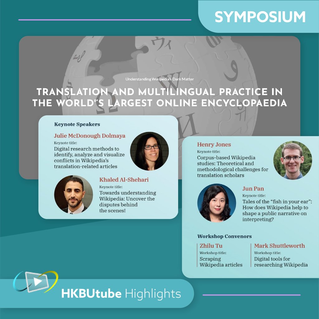 hkbulibdmss's tweet image. Do you sometimes read through different language versions of the same Wiki article, and spot some differences between them?

//
🔎 Check out this conference:
bit.ly/372zT7V

#hkbu #hkbulibrary #HKBUtube #onlinetalk #translator #wikipedia #wikipedian #wikipediafacts