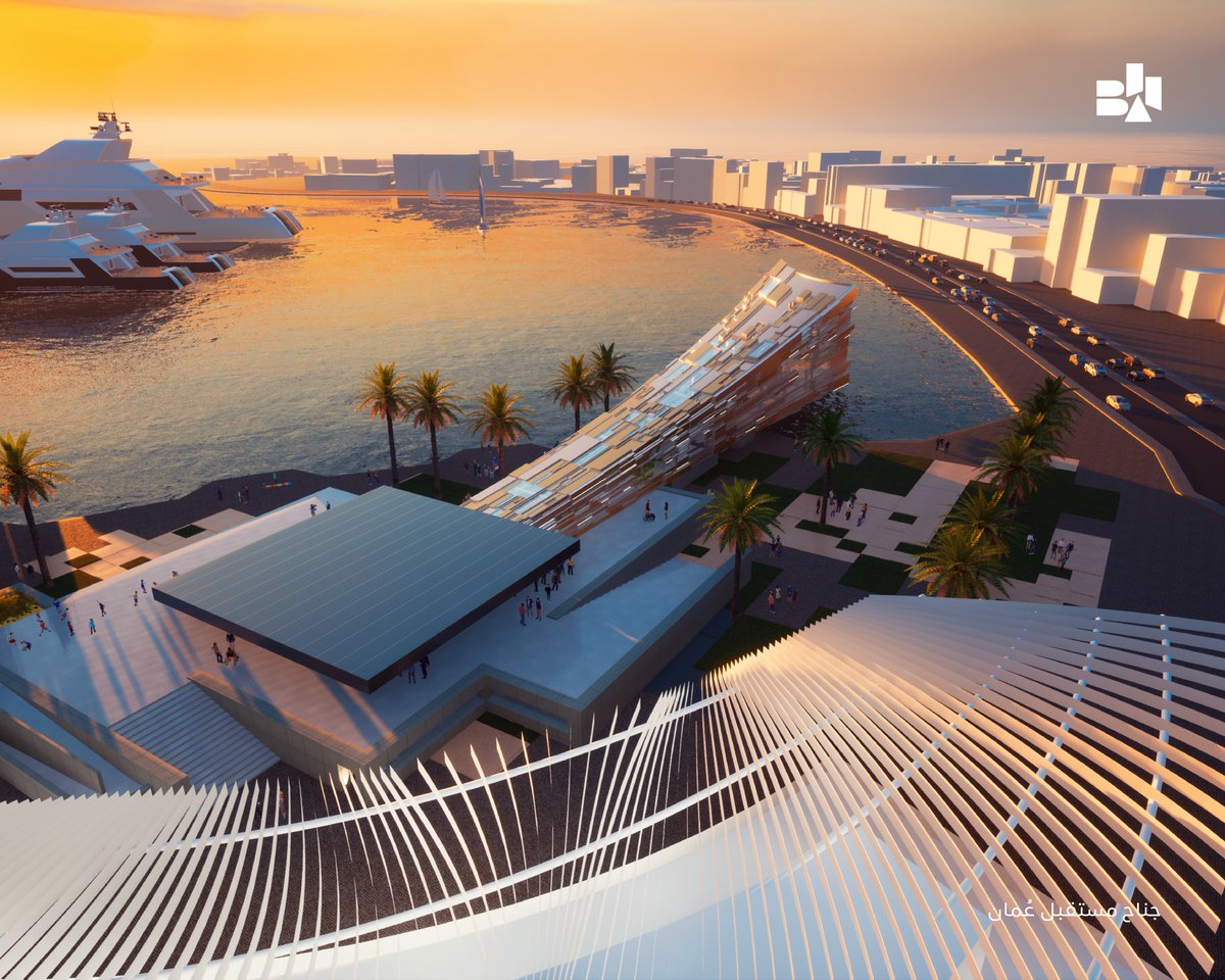 يدمج مشروع طاهرة البوصافية بين عناصر التاريخ والمستقبل لإبراز المبادرات والخطط المستقبلية لسلطنة عُمان.
#جائزة_بلعرب_بن_هيثم للتصميم المعماري