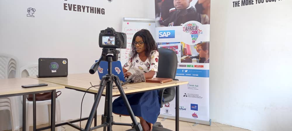#womenintech interviews for this month we celebrate women mostly those sharing and skilling the African child to innovate, create and build tech future projects kudos @coding_mindset @AfricaCodeWeek @ETCeducation for giving me the opportunity.