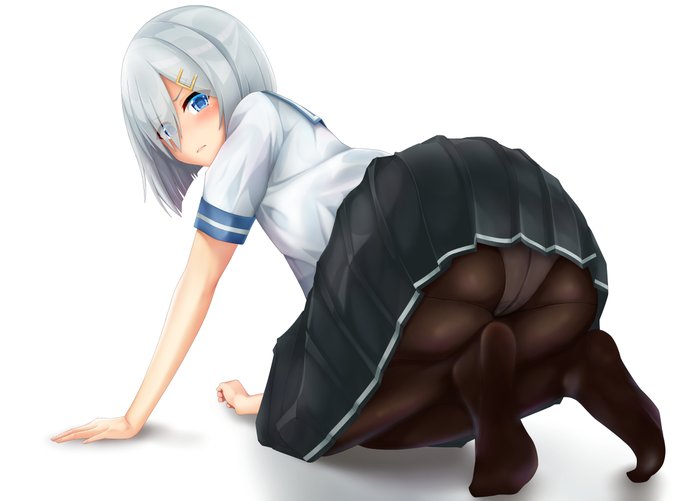 #絵描きさんと繋がりたい 
#艦これ 
ドジっ子浜風さん!

やっぱりタイツはいいですね~('▽`*) 