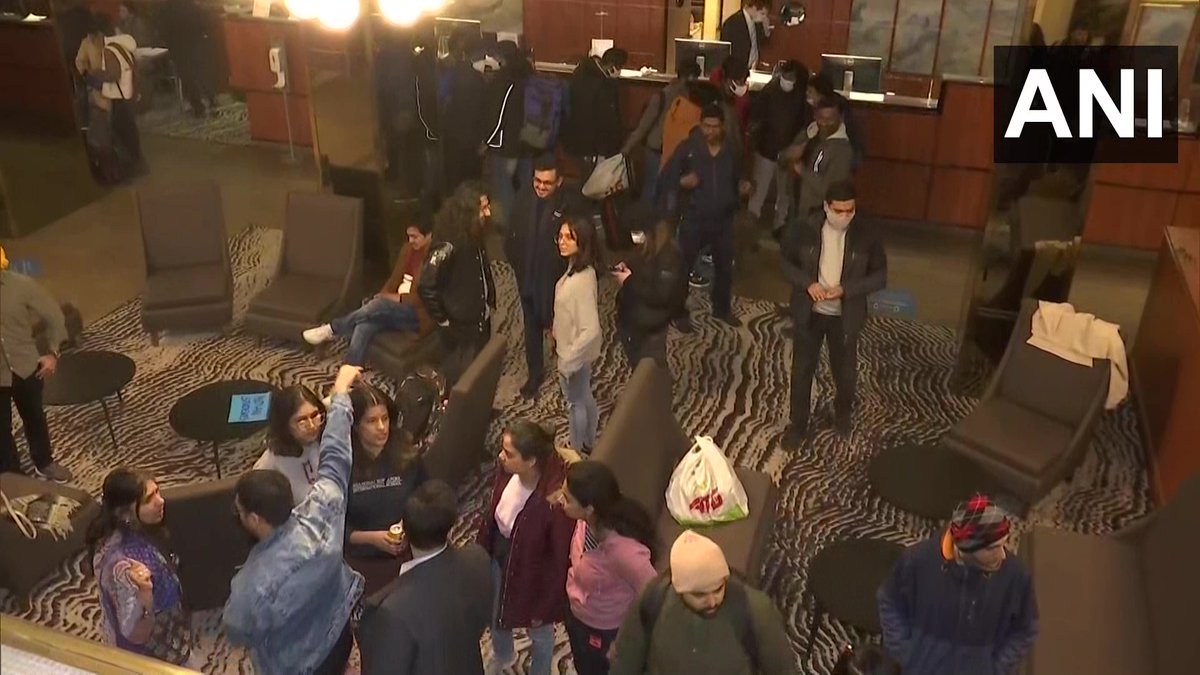 ANI's tweet photo. The Embassy of India sets up a control room in Budapest, Hungary to coordinate the evacuation of Indians stranded in Ukraine https://t.co/JFKGXwn8hi