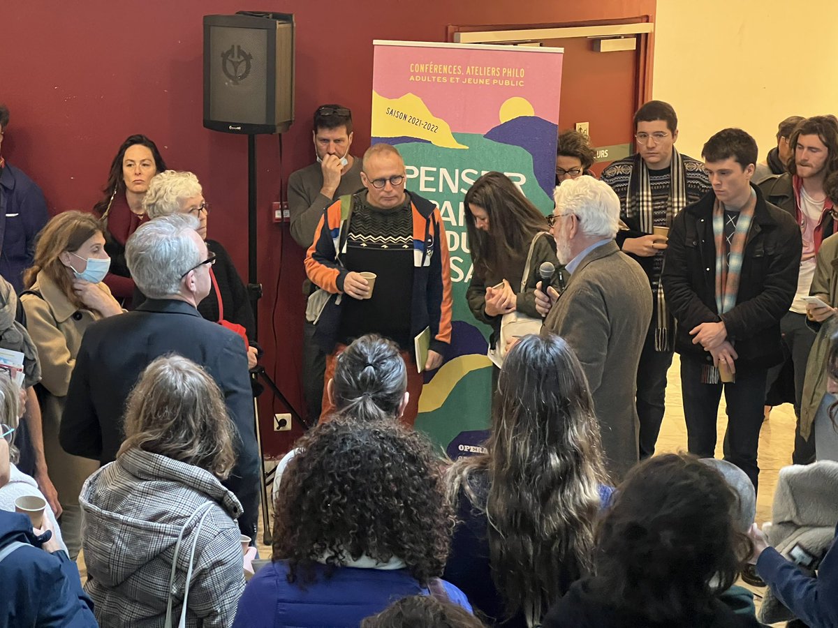 5 mars ‘Le paysage des autres’ Philippe Descola Conférence bibliothèque Alcazar à Marseille, auditorium plein. Prochain rdv <a href="/OperaMundi2018/">Opera Mundi</a>  opera-mundi.org
#paysage #anthropocene #philosophie #anthropologue #actualité #culture #ehess #marseille #debat