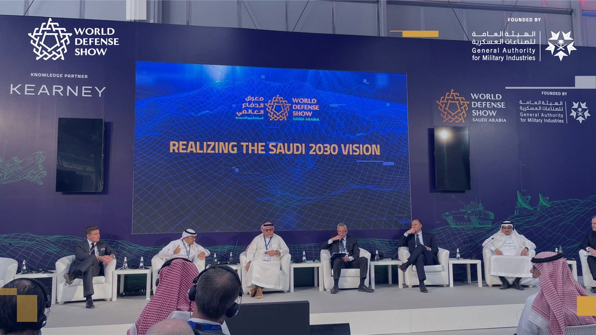WDS_KSA's tweet image. Chief Executive Officer of @SAMIDefense, Walid Abukhaled, joined our panel today at #WDS2022 to discuss the future of Saudi's defense industry and what it means for #Vision2030.
