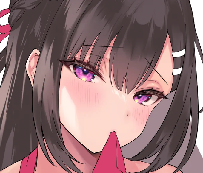 色塗りの練習中 