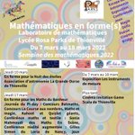 Photo by Labo de Maths Lycée Rosa Parks Thionville (@labo_maths)