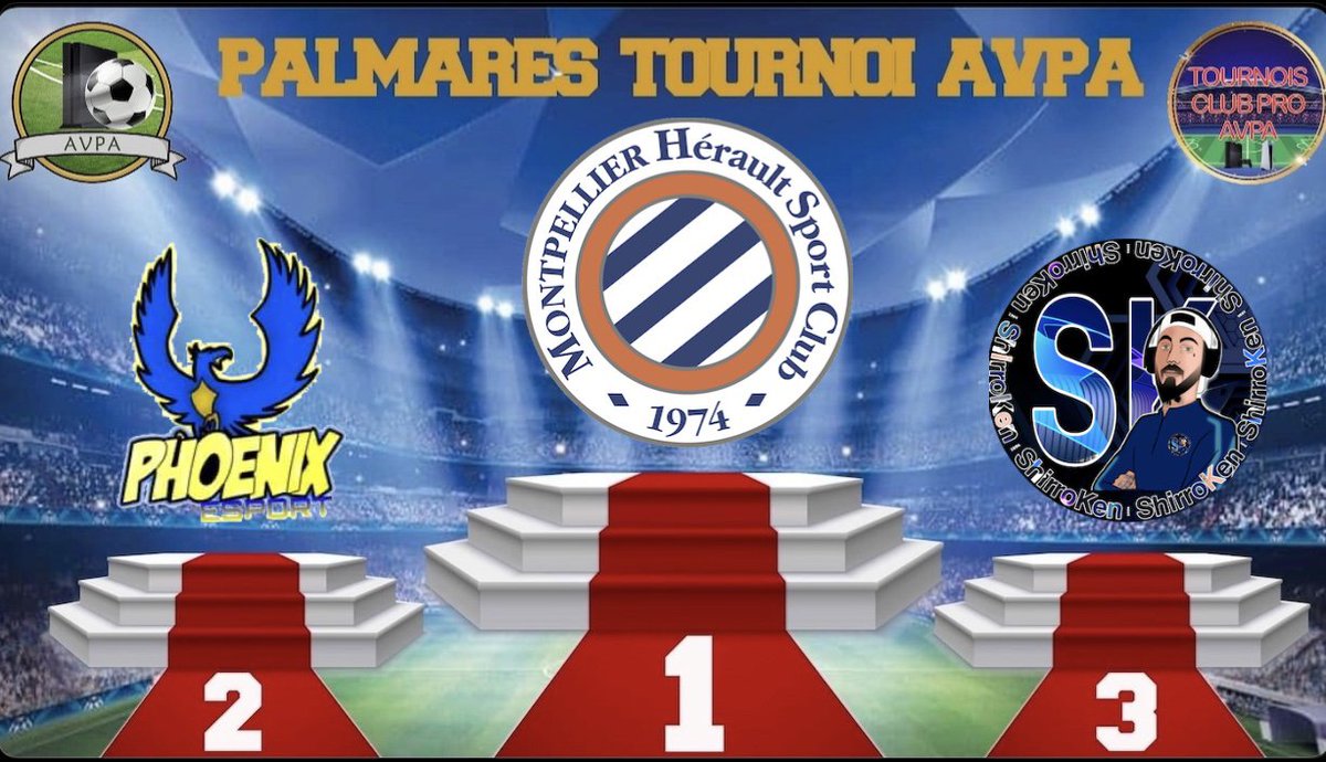 Tournoi @AVPAFR samedi 5 mars 2022
Encore une place sur le podium hier dans ce beau tournoi.
(2 podium d'affiler)
De belle équipes était présente.

Une deuxième place bien mérité pour l'équipe. 🟡🔵

Gg <a href="/MhscPro/">MONTPELLIER HSC PRO CLUB</a> pour leurs final
