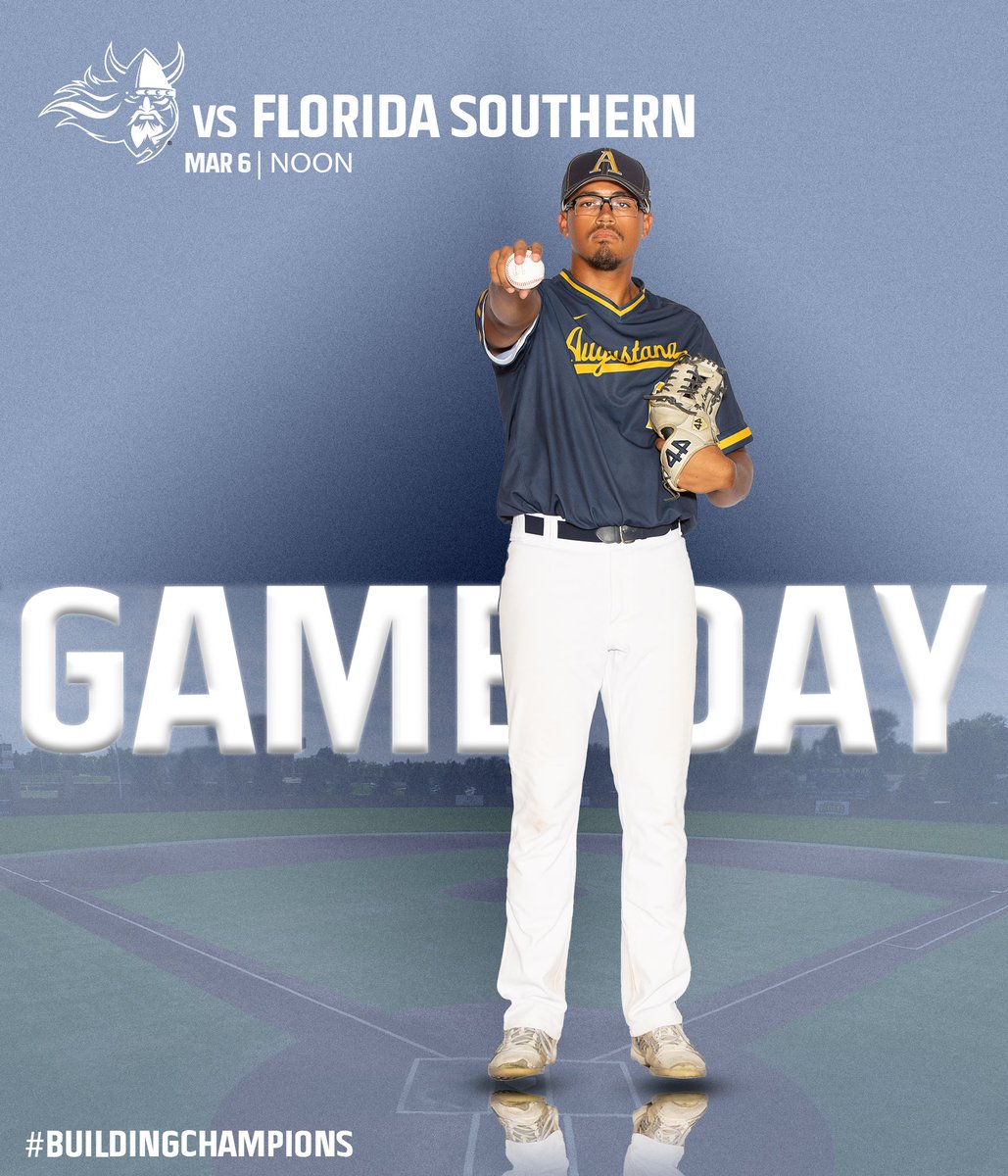 AugieBaseball's tweet photo. Tune in for Sunday baseball ⚾ 

🆚: Florida Southern
📍: Lakeland, Florida
⏰: Noon
📹/📊: https://t.co/GoFgY8qKCn

#BuildingChampions https://t.co/adkjPdXGwV