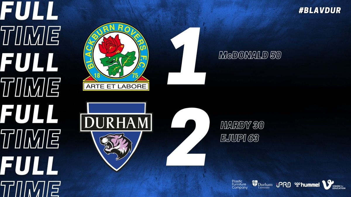DurhamWFC's tweet photo. 𝗕𝗜𝗚 𝗪𝗜𝗡 𝗢𝗡 𝗧𝗛𝗘 𝗥𝗢𝗔𝗗! 🤩

#BLAvDUR | 🔵 1-2 🔴 https://t.co/0ClzVZFNsM
