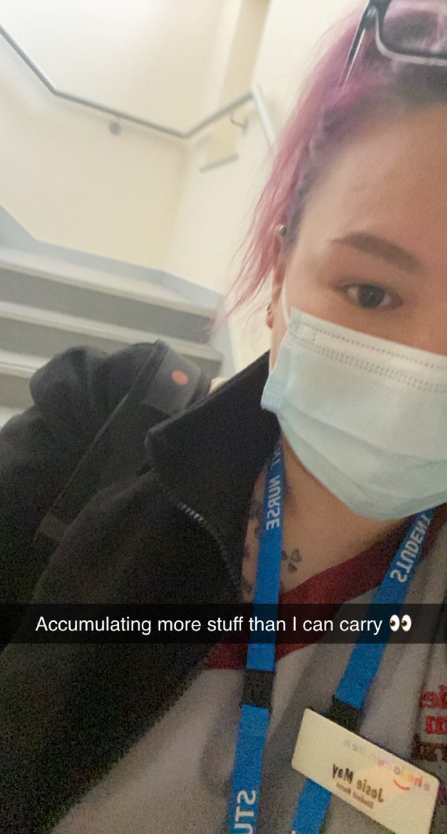 jellybones94's tweet photo. So tomorrow I start my second week on my first placement in my first year, i have loved it, it’s been emotional! I have accumulated a loan laptop, a smart card to access the computer systems 😂 I have had the chance to go out and visit new mums, partake in CIN and CC reviews 👩🏻‍⚕️👩🏻‍🎓 https://t.co/s0kxcuxSaV