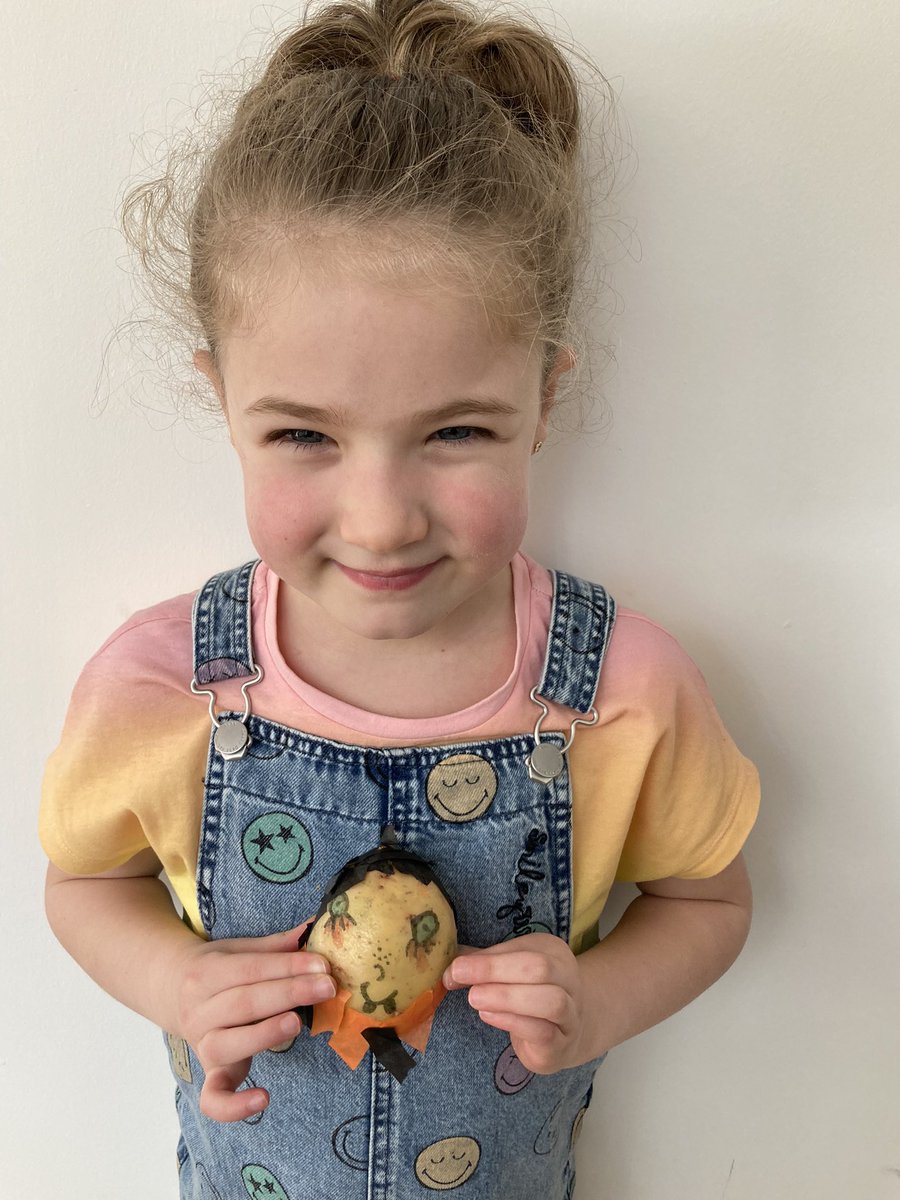 LauraBreslin5's tweet photo. @Lillustrator my little girl has made an Amelia Fang potato for World Book Day https://t.co/76RtkdRGrG
