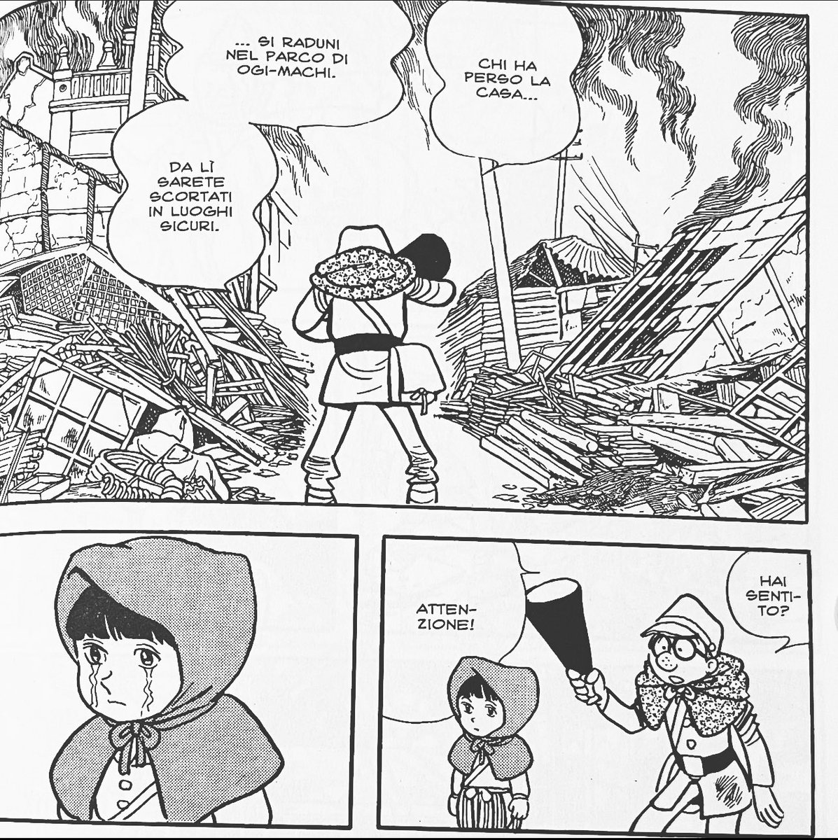 bottaritony's tweet photo. OSAKA 1945 - Si racconta una guerra atroce! Osamu Tezuka ci trasmette un messaggio sicuramente dedicato alle persone che vivevano in quel periodo storico, ma talvolta ancora attuale… #osamutezuka https://t.co/60VFZn8FBQ