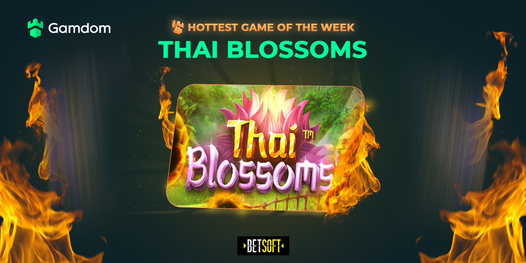 🔥 Hottest game of the week 🔥

Thai Blossoms by Betsoft! 🤩

Free Spins #Giveaway to 50 lucky users!

Drop your userID in the comment and Retweet! 👈  If you receive a 💚 from us, you'll get Free spins at 21:00 CET! 🤑💸

Gamdom.com📍