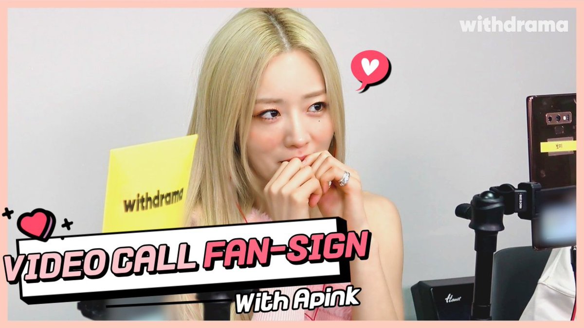 faydogolon's tweet photo. Behind the scenes at Apink's video call fansign event! 
https://t.co/dntmiCZaeM
#에이핑크 #Apink #위드드라마 #withdrama https://t.co/hbB7Losr9Q