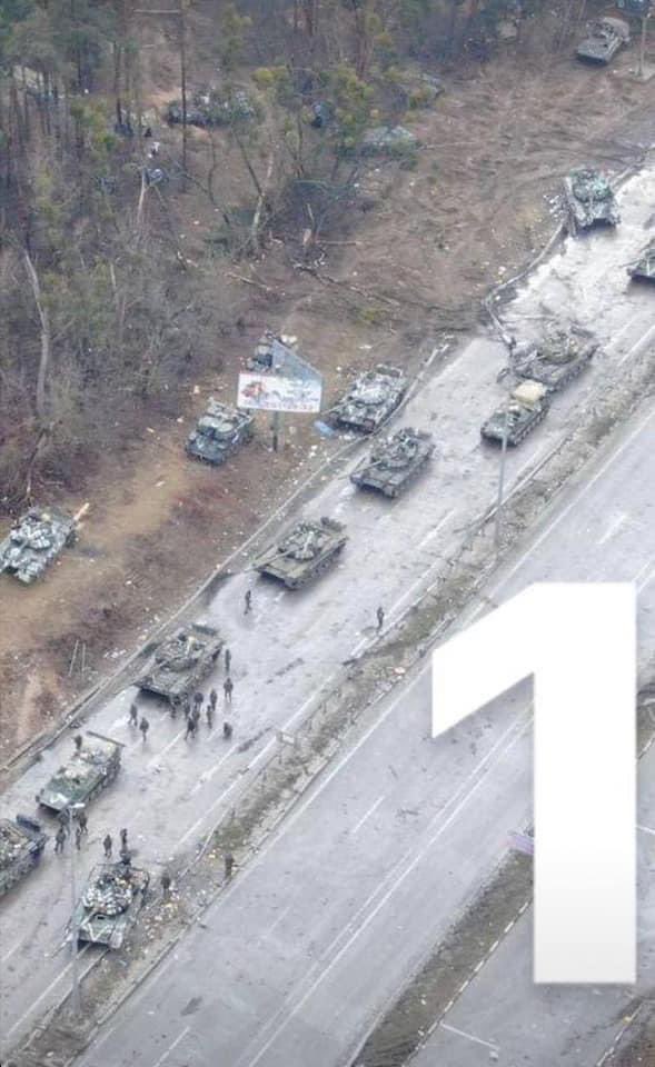 TsybulskaLiubov's tweet photo. Russian military before and after Ukrainian army’s touch https://t.co/bJpKTPD6Fv