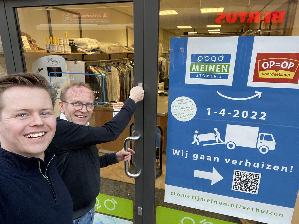 Zo, dat waren heel wat "laatste keren"! 
De laatste keer de machines aanzetten, de laatste keer broeken toppen, de laatste keer gordijnen persen, de laatste keer overhemden strijken...
Zaterdag 5 maart was de laatste keer dat wij stoomden aan de Hoofdstraat in Meppel.