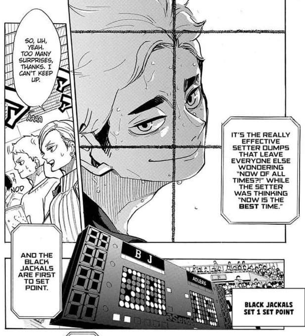 atsumu is someone you want in your team because if not he's just so ann0ying IM GONNA D1E his god tier setter skills is insane. i can still remember atsunoya's tension during nationals (2nd pic not from 386, i just added it bc my mental health is deteriorating) 