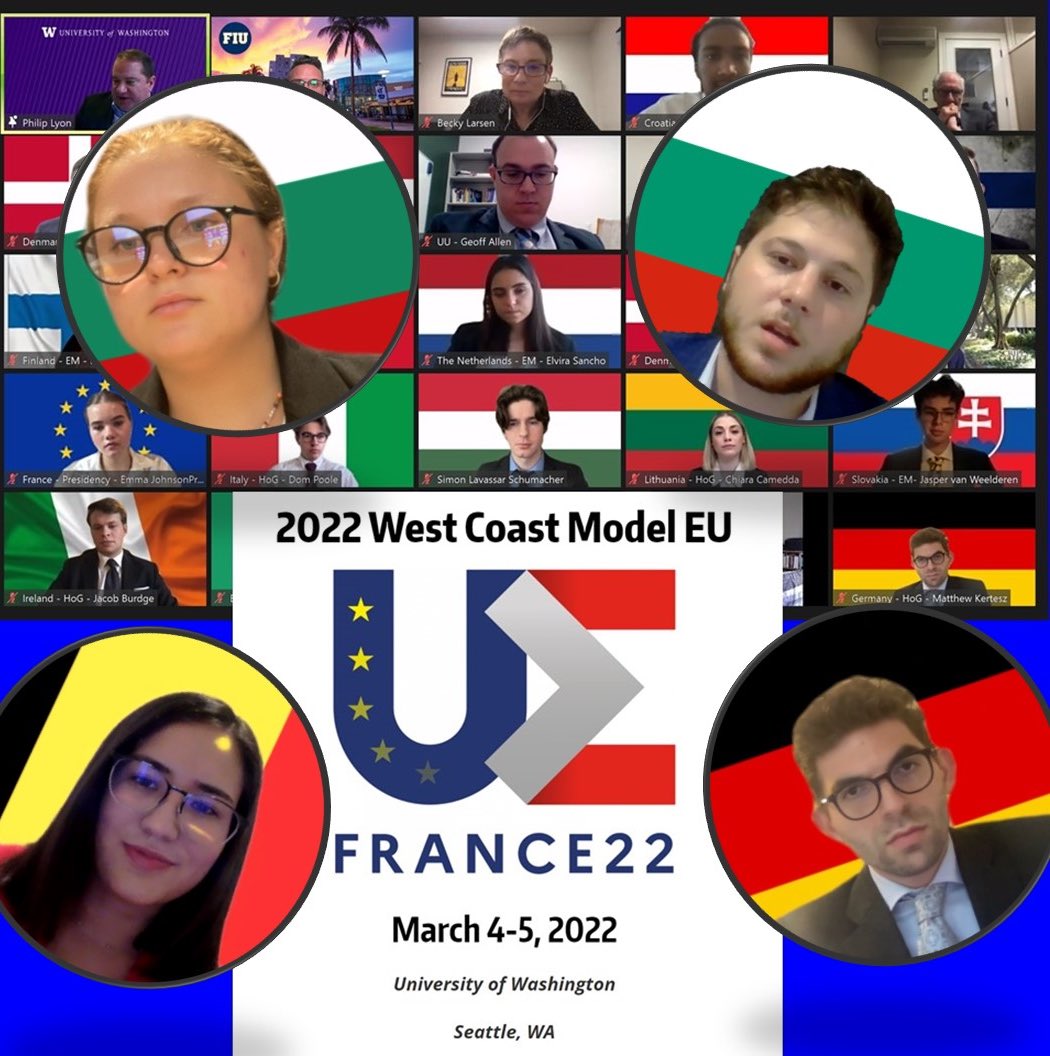 MEUCEFIU's tweet photo. Congratulations to @MEUCEFIU Model EU Team that participated in the @EUWestEuropeUW Model 🇪🇺this weekend!👏Congratulations Matthew on your great performance &amp; for receiving the best HOG award!👍 Lauren,Salome,Shako,Matthew,we are proud of you! #JMintheUS @EUintheUS @EUErasmusPlus https://t.co/kec6WXSyFV
