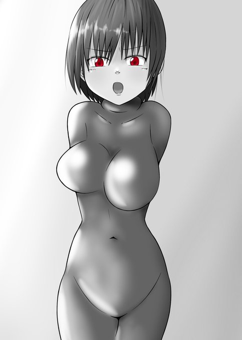 赤目の女の子を描きたくなって描きました。 