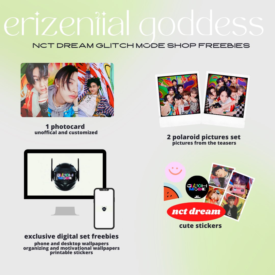 ErizentialG's tweet photo. NCT DREAM GLITCH MODE PH GO
#ErizentialG_Go
๐ Batch 1 with POB : 870 ALL IN + LSF (Random Ver)
๐ Batch 2 WITHOUT POB : 740 ALL IN + LSF (Can choose Ver once album details are out)
DOP:
Batch 1 : March 24
Batch 2 : April 3
pre order link ๐: https://t.co/CZDvpEsxzN https://t.co/01GKVtlvnI