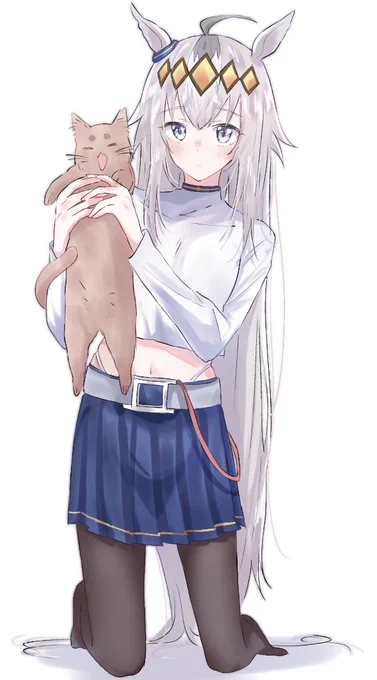 ぬこさんとオグリ
猫の日のやつ色塗りました✌️
#ウマ娘 