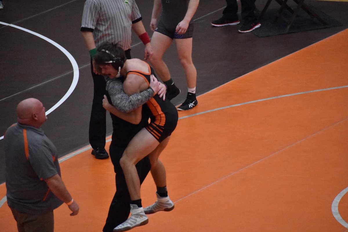 There’s no better feeling in wrestling. The punching your ticket to state feeling and celebration is the best! Go Aces!!