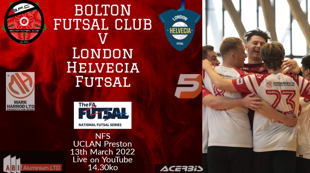 Get Ready for the Main Event as Sunday 14.30 ko sees our Men take on <a href="/HelveciaFC/">London Helvecia Futsal</a> all BFC Youth in Kits Free Entry on the door 🥁📢🥁