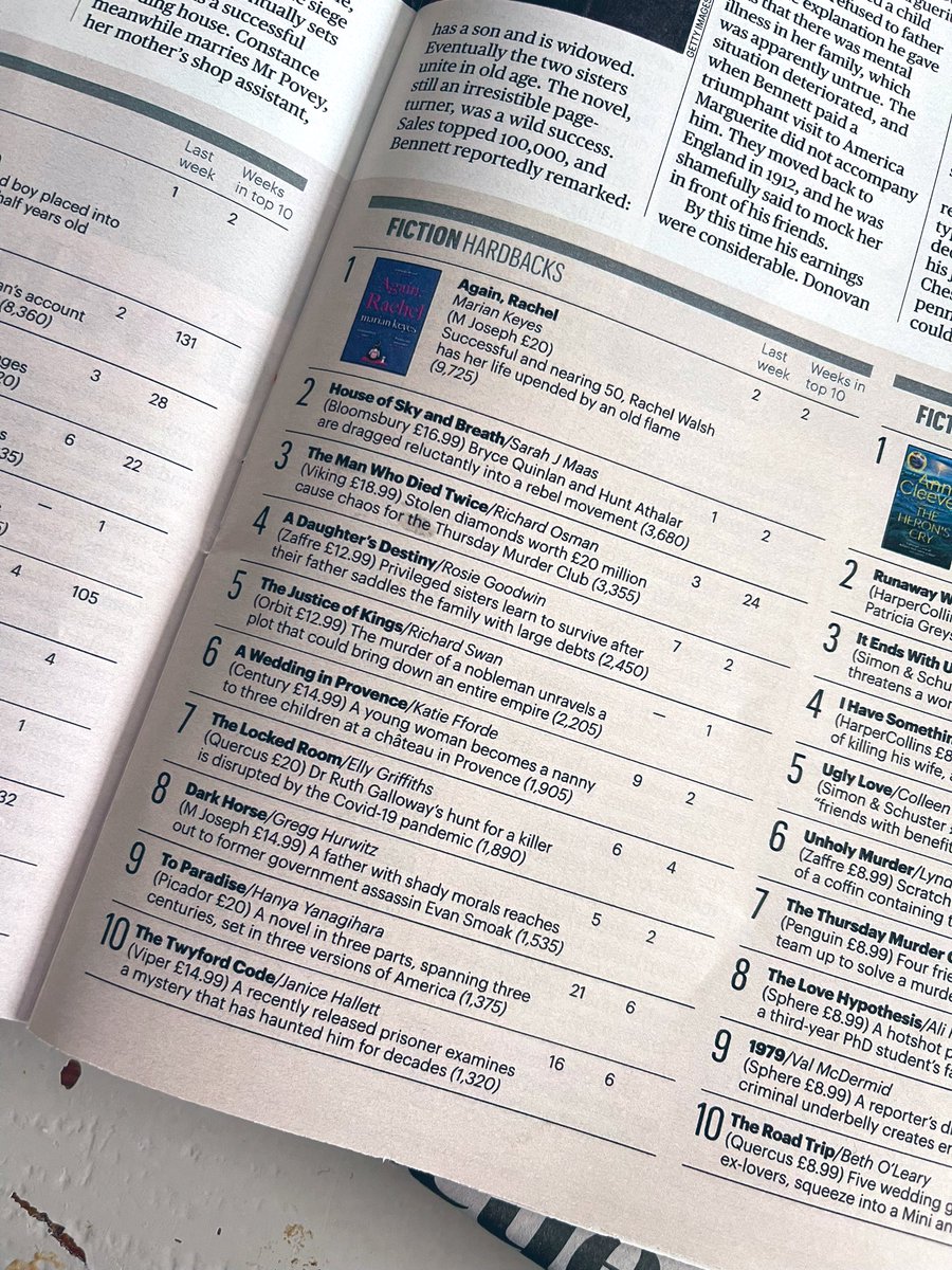 klswan's tweet photo. So proud of my brother, made the @thesundaytimes bestsellers list today with his debut novel #thejusticeofkings. 🤗 https://t.co/GRc2xWOU3v