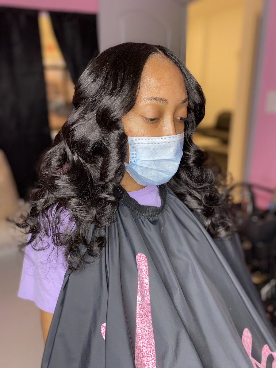 Quickweave with curls ❤️