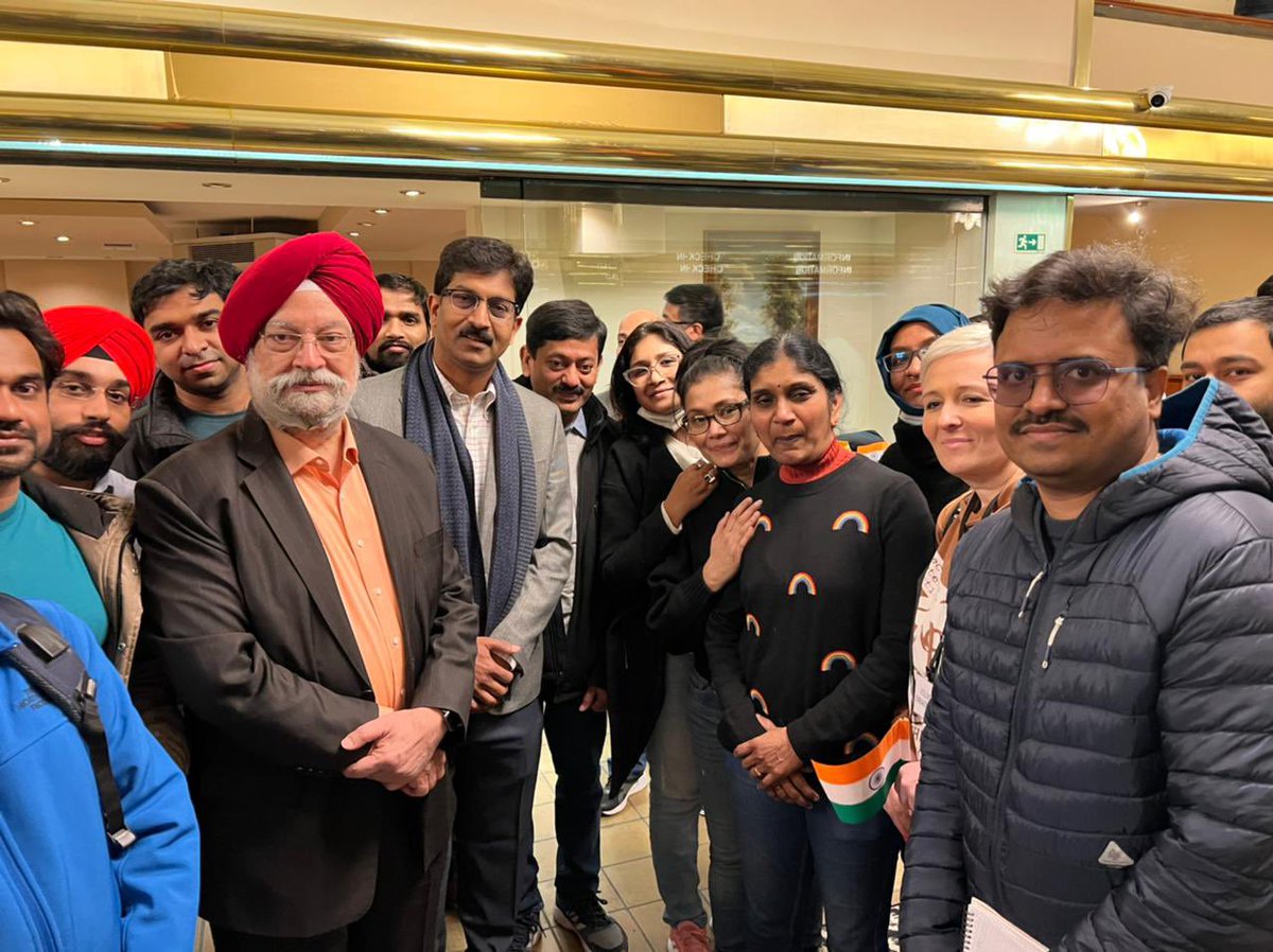 HardeepSPuri's tweet photo. Service Before Self

More than 70 volunteers of @Sewa_Intl in Hungary, joined by 200 more from across Europe, have assisted in #OperationGanga. They have helped in evacuation of over 30,000 students of 
different nationalities from Ukraine so far. 
The world indeed is one family. https://t.co/1pcNk2aKqf